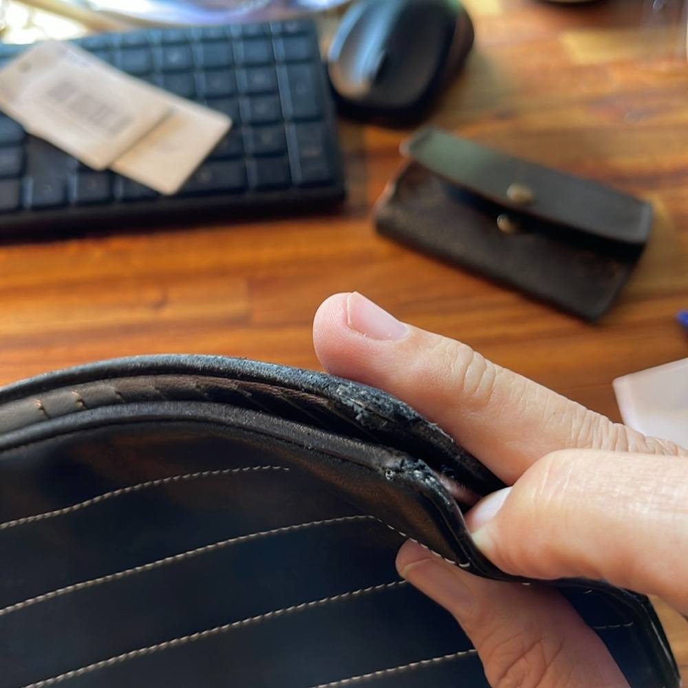 Chanel Auth Quilted Mademoisele Blk Ligne Tall Fold Wallet/Clutch. P - Picture 13 of 16